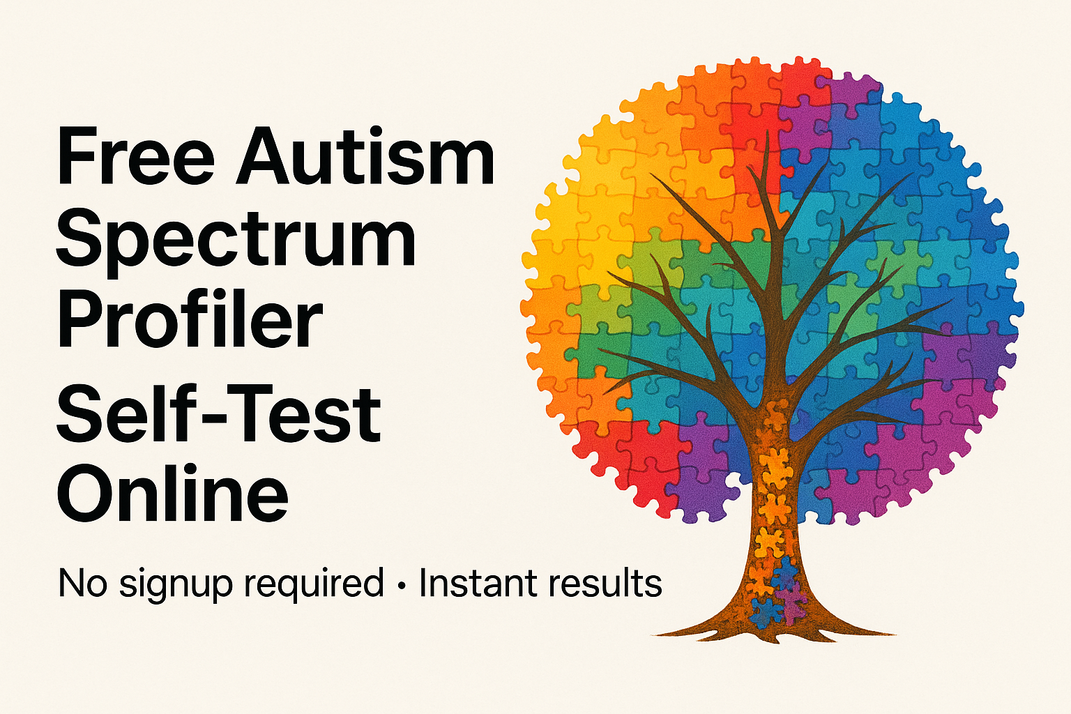 Free Autism Spectrum Profiler Self-Test Online